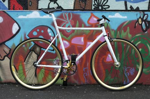 The UK-based Milk Bikes recently released its Gates Carbon Drive enabled Bullet fixie prototype.