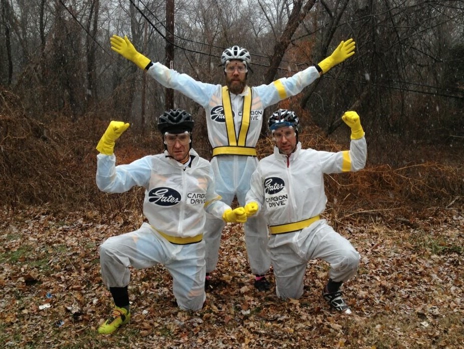 Gates Intergalactic Planetary Carbon Drive Cyclocross Team - Ryan McFarling, Jesse Swift and Derek Strong